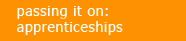 Passing it on: Apprenticeships